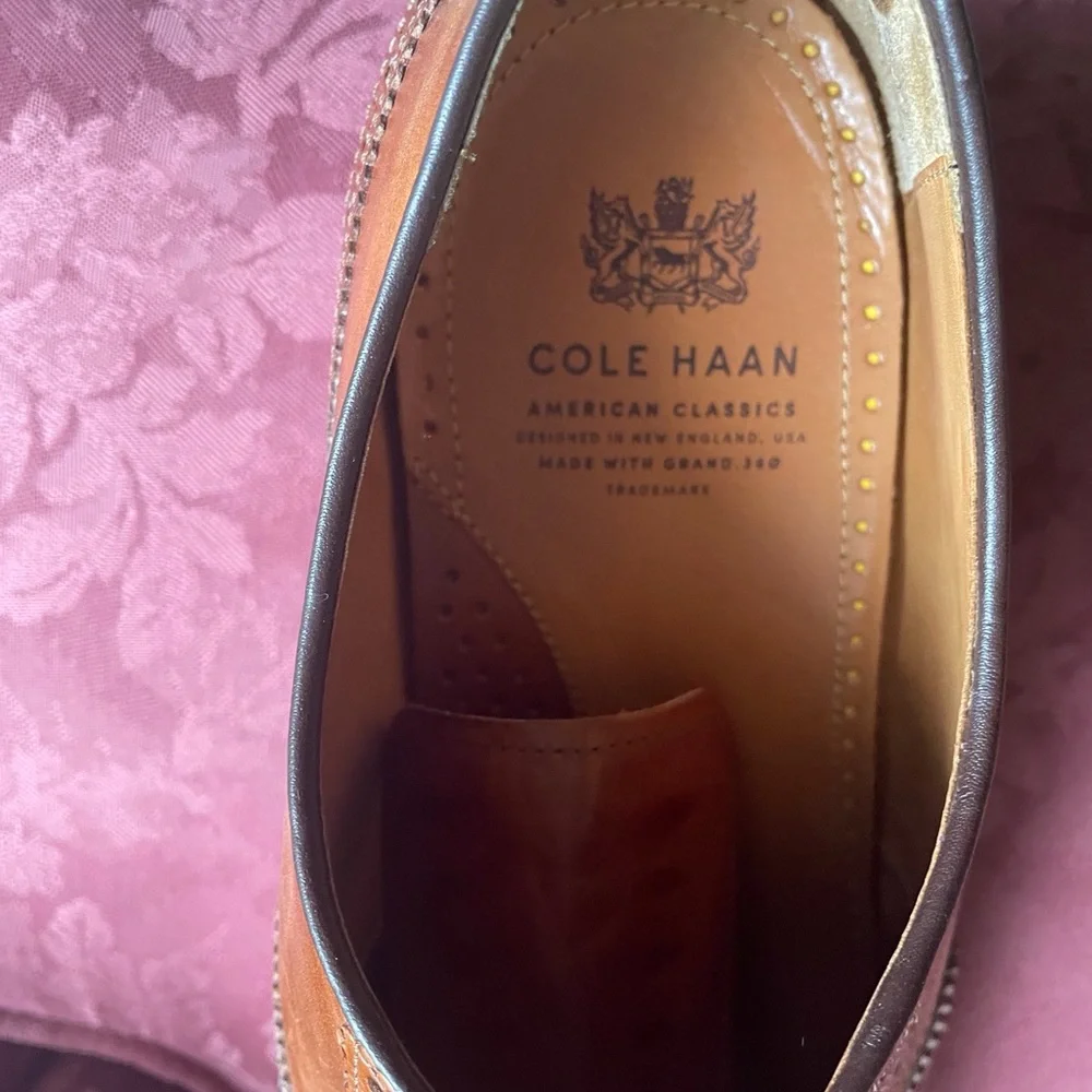 Cole Haan Brown Wingtip Oxford Shoes Size 12EEE